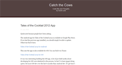 Desktop Screenshot of catchthecows.com