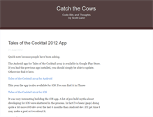 Tablet Screenshot of catchthecows.com